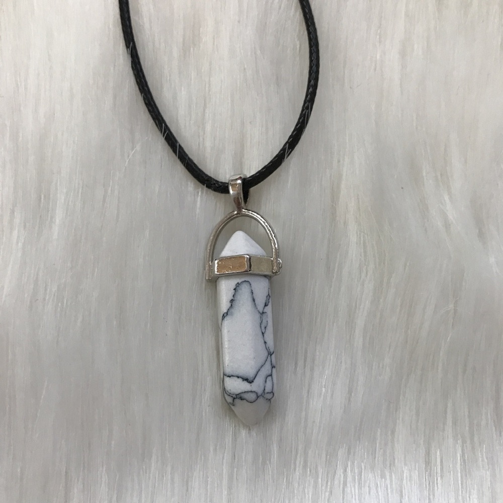 Marble Pendant Necklace
